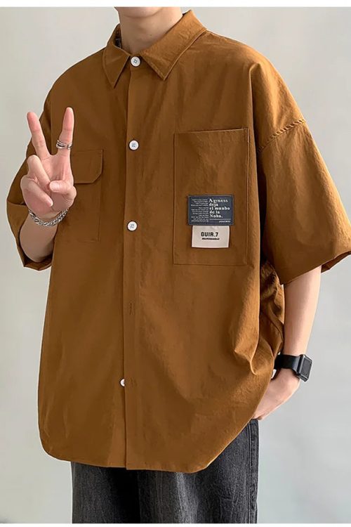 Oversized Short Sleeve Shirt