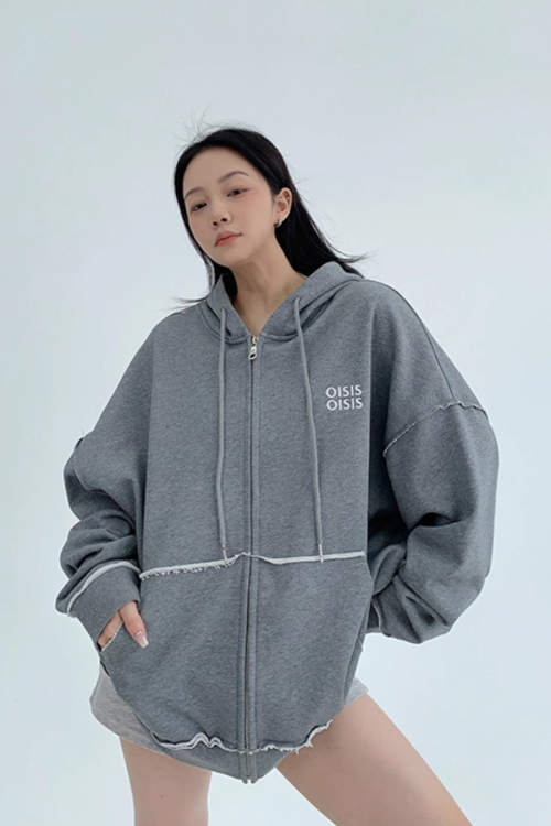 Oversized Zip-Up Hoodie