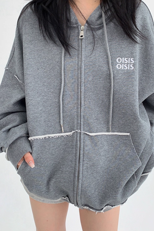 Oversized Zip-Up Hoodie