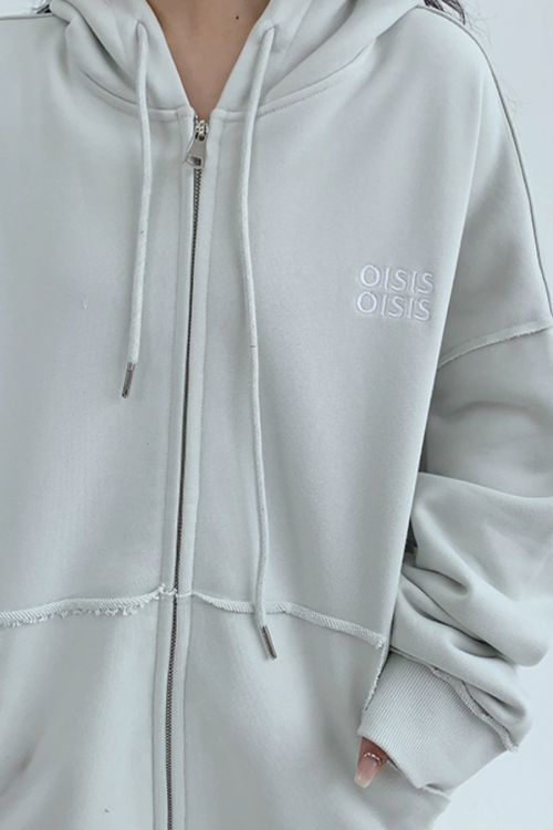 Oversized Zip-Up Hoodie