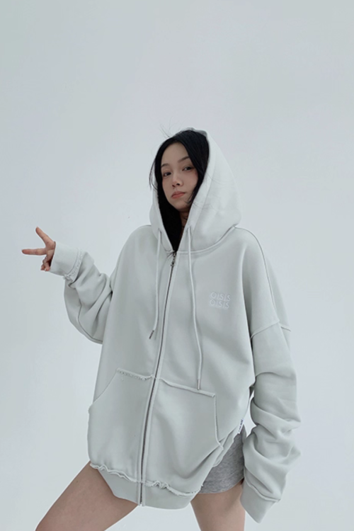 Oversized Zip-Up Hoodie