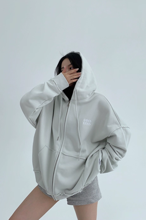 Oversized Zip-Up Hoodie