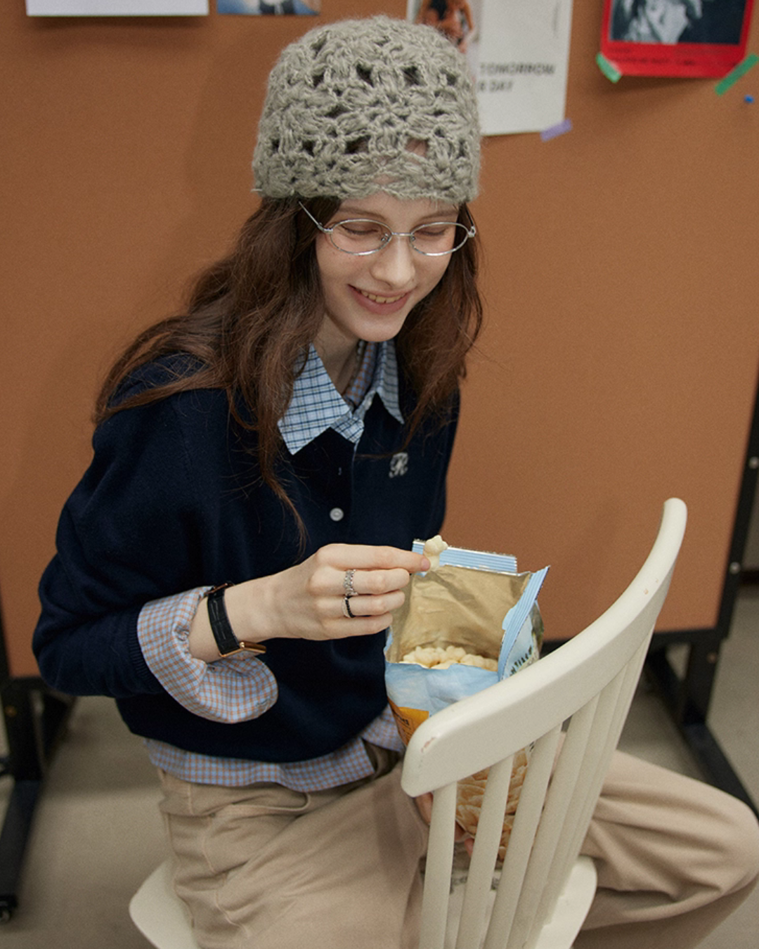 Paid Collar Long Sleeve Shirt Paid Collar Long Sleeve Shirt