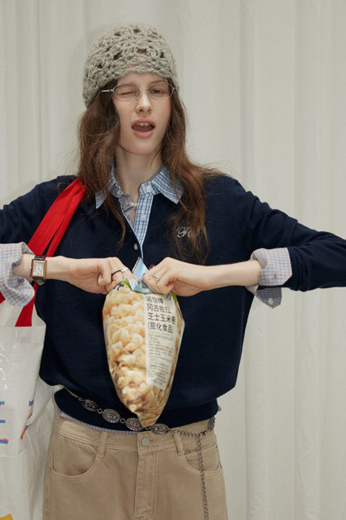 Paid Collar Long Sleeve Shirt