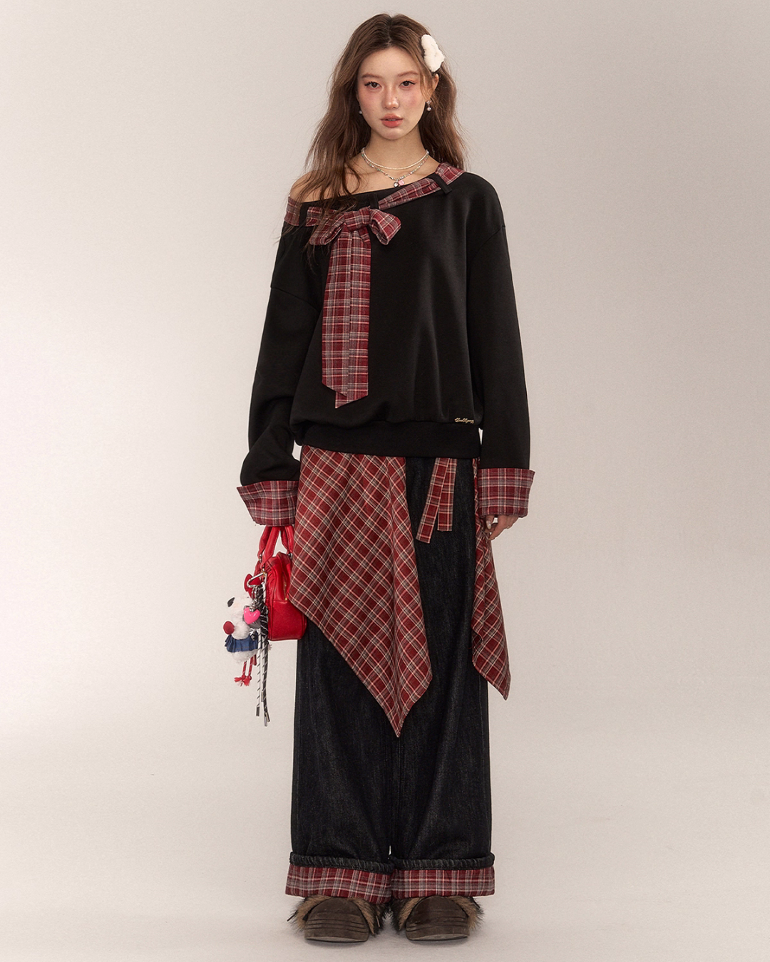 Paid Ribbon One-Shoulder Top Paid Ribbon One-Shoulder Top