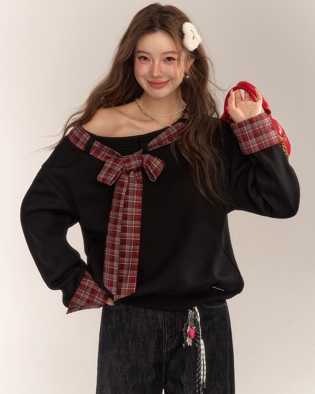 Paid Ribbon One-Shoulder Top Paid Ribbon One-Shoulder Top