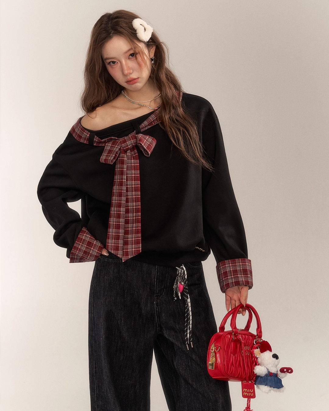 Paid Ribbon One-Shoulder Top Paid Ribbon One-Shoulder Top