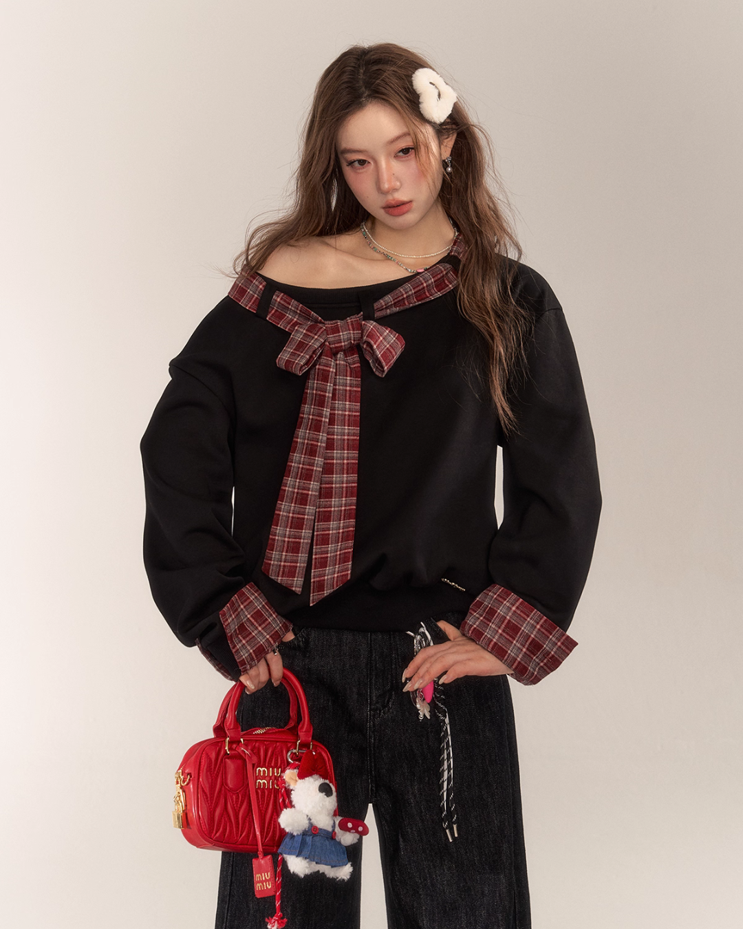 Paid Ribbon One-Shoulder Top Paid Ribbon One-Shoulder Top