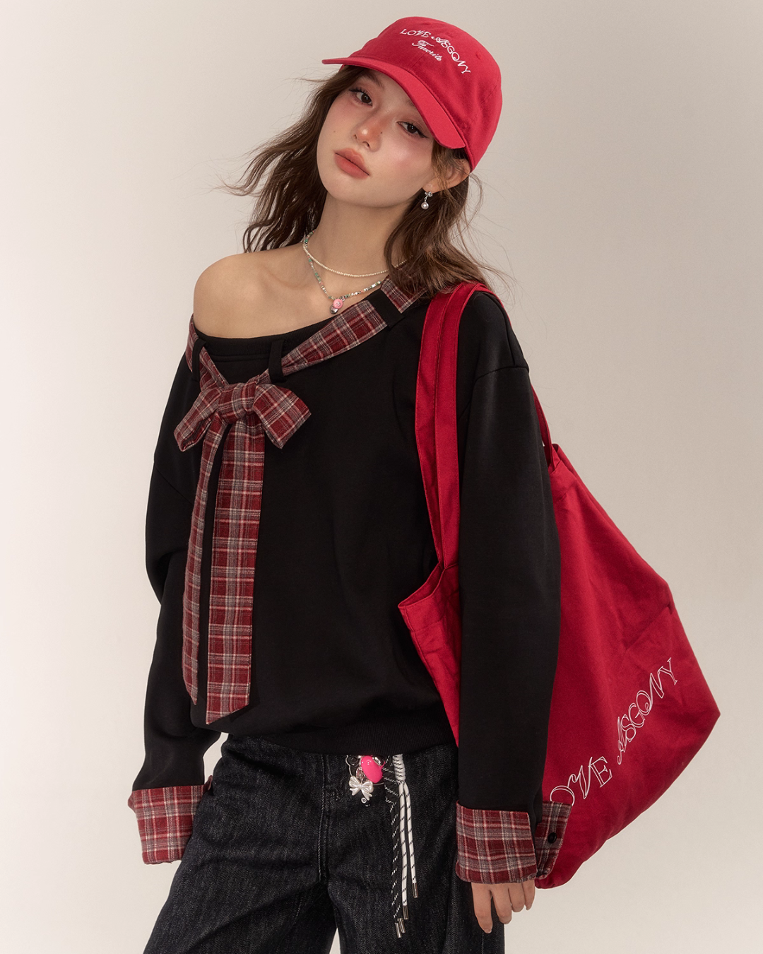 Paid Ribbon One-Shoulder Top Paid Ribbon One-Shoulder Top