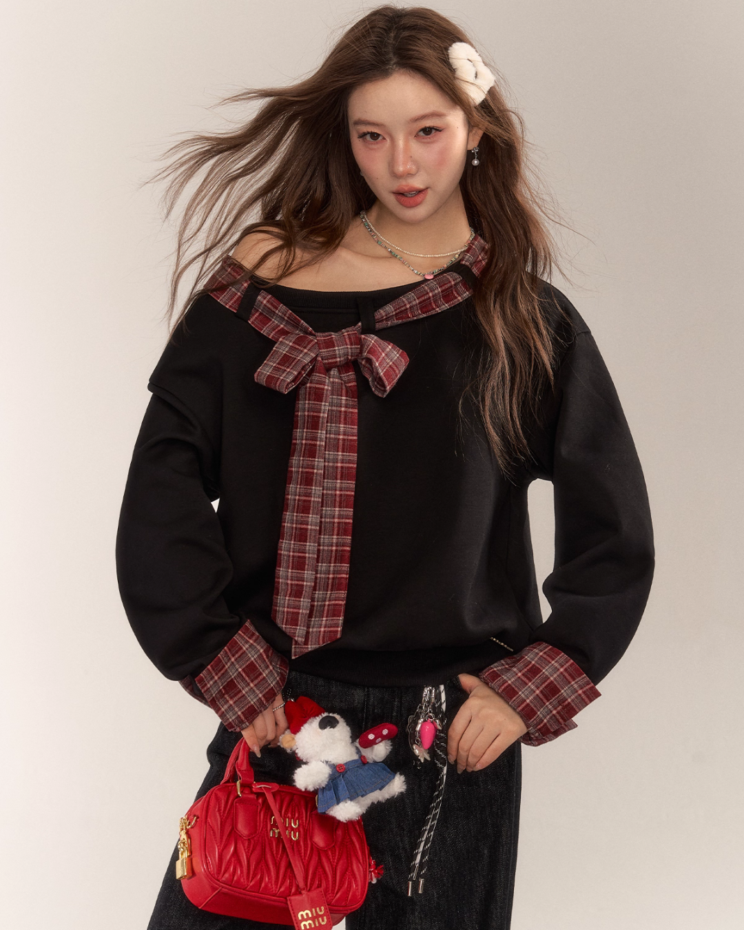 Paid Ribbon One-Shoulder Top Paid Ribbon One-Shoulder Top