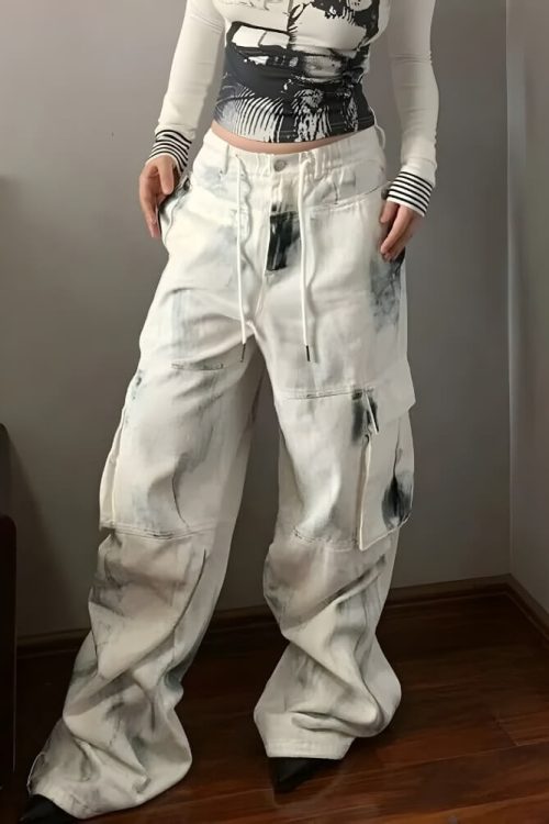 Painted Cargo Pants