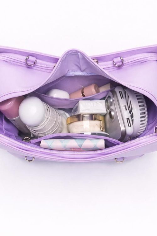 Pastel Convertible Bag with Clear Window for Pin Display