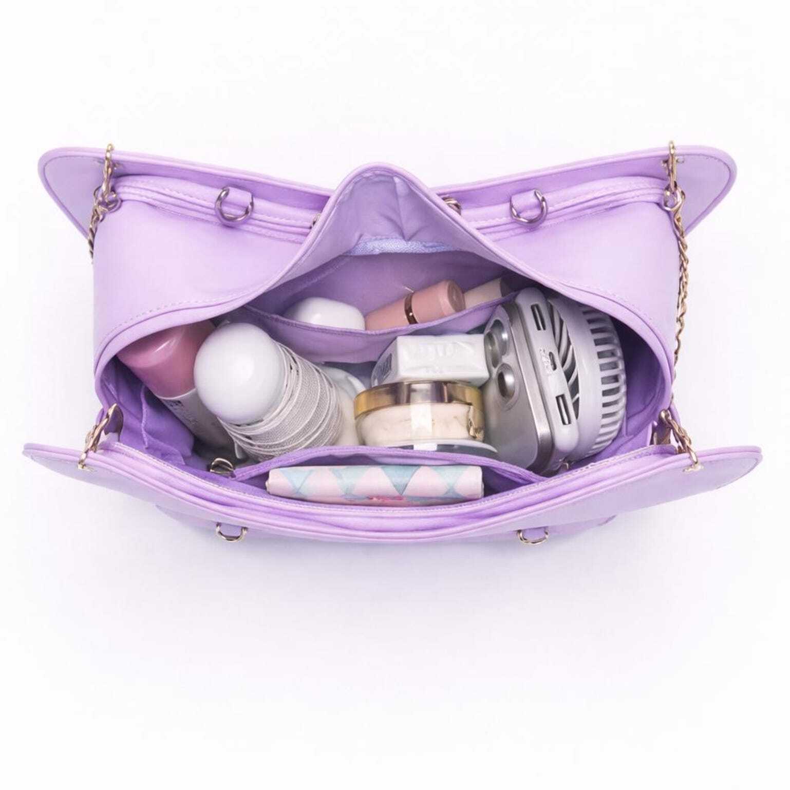 Pastel Convertible Bag with Clear Window for Pin Display Pastel Convertible Bag with Clear Window for Pin Display