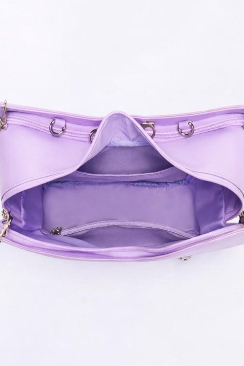 Pastel Convertible Bag with Clear Window for Pin Display