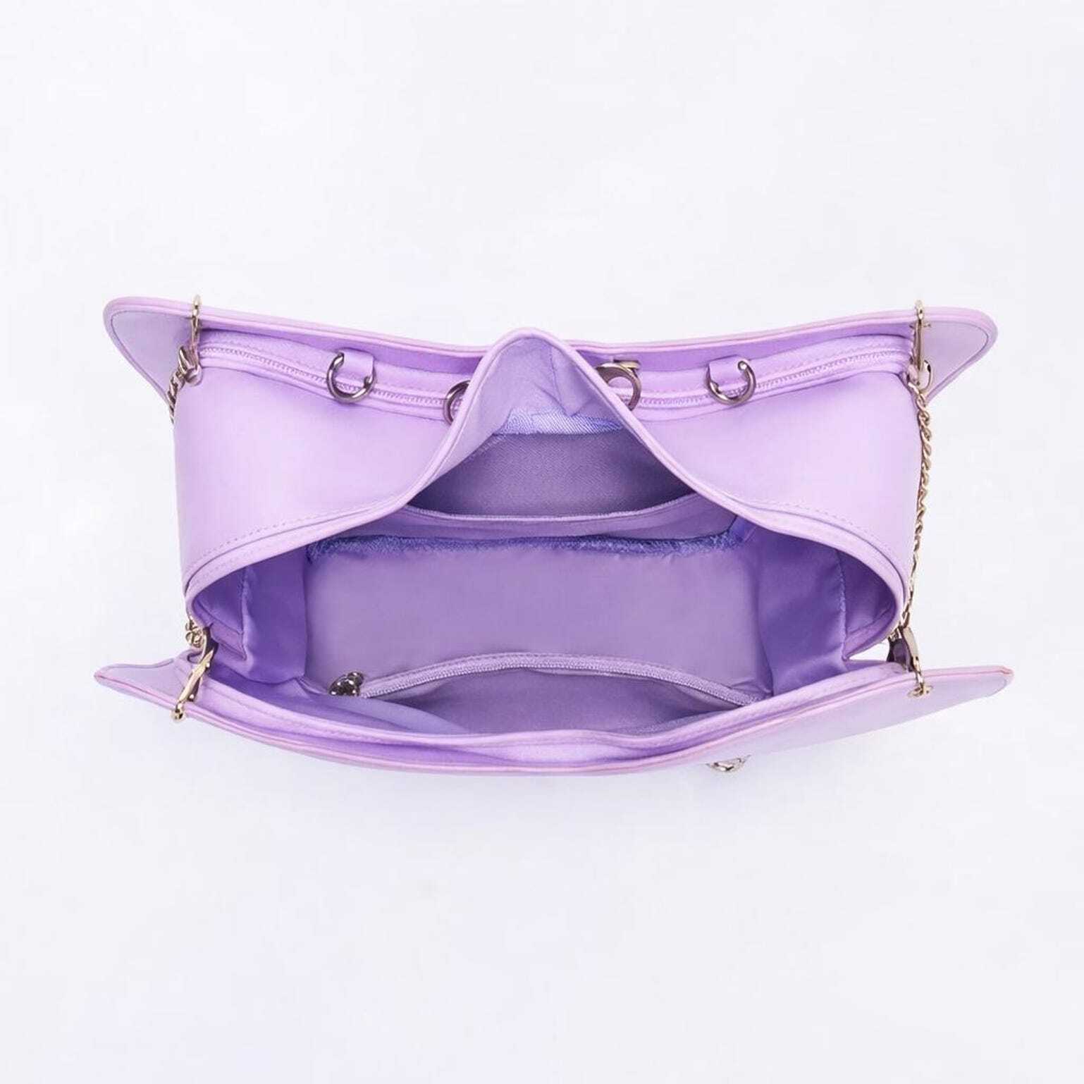 Pastel Convertible Bag with Clear Window for Pin Display Pastel Convertible Bag with Clear Window for Pin Display