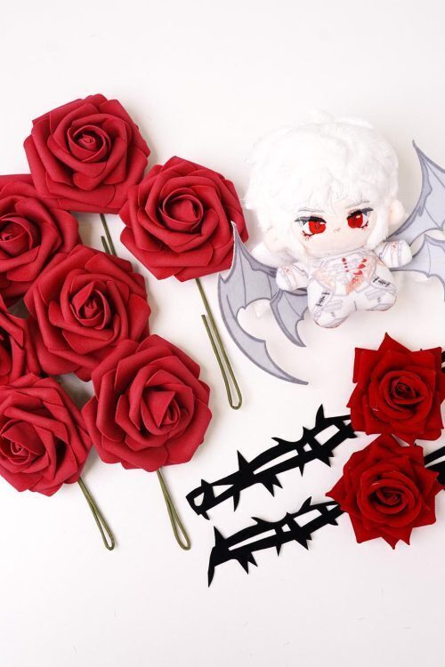 Pastel Gothic Ita Crossbody Bag with Clear Window for Pin Display