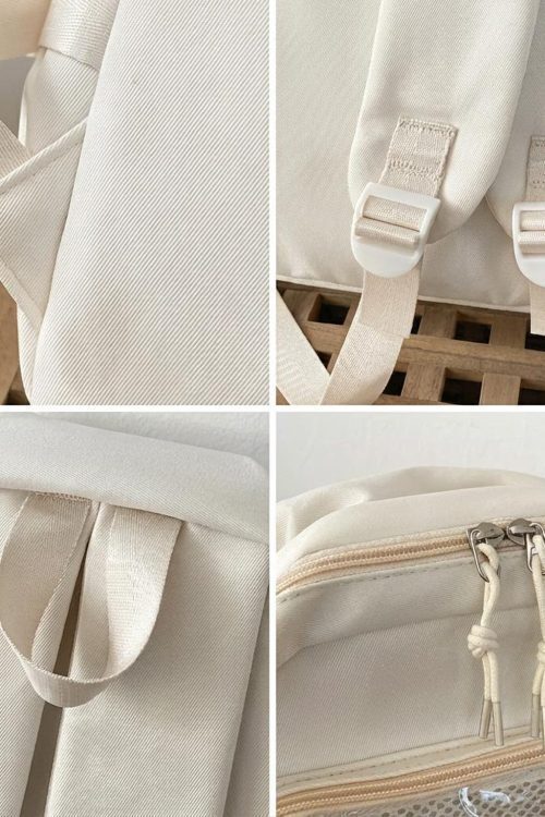 Pastel Ita Backpack with Clear Window for Pin Display