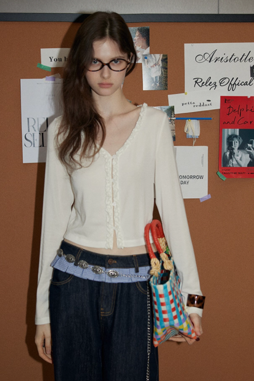 Patchwork High Waist Wide Pants