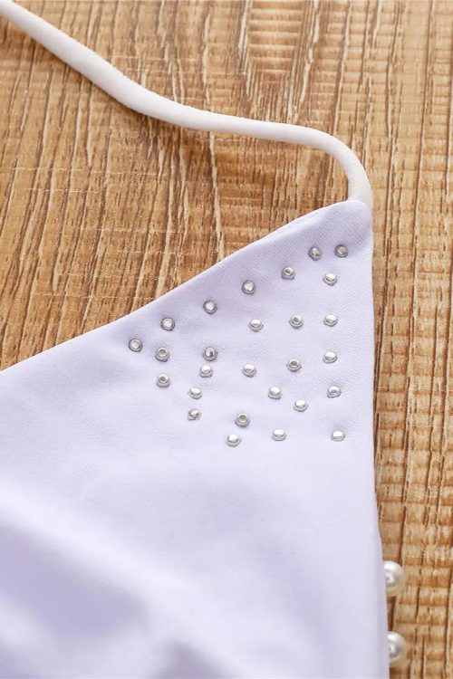 Pearl Beaded Bikini Set