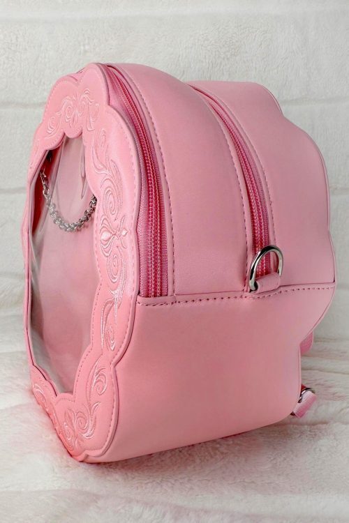 Pink Ita Bag with Clear Window for Pin Display