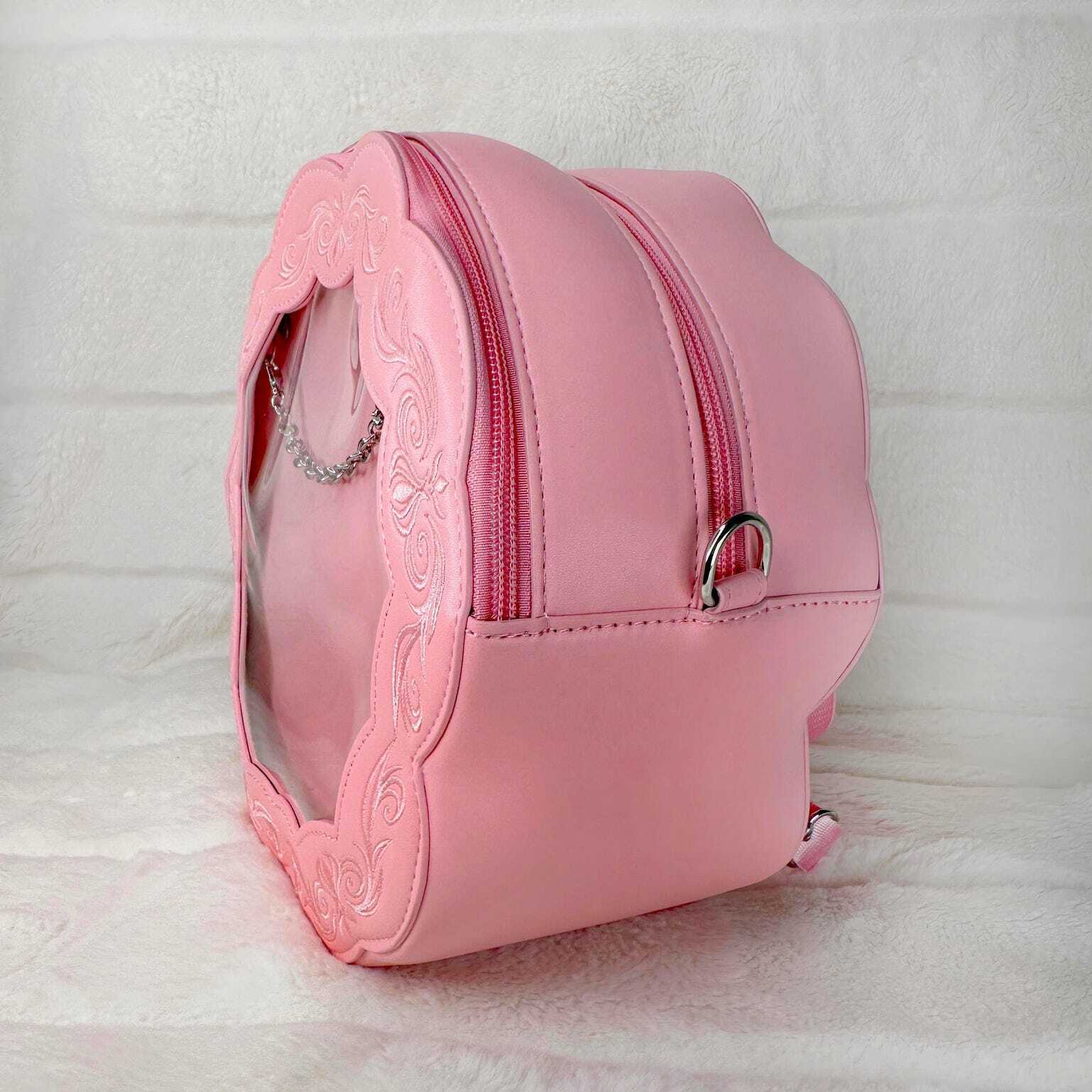 Pink Ita Bag with Clear Window for Pin Display Pink Ita Bag with Clear Window for Pin Display