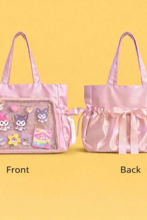 Pink Ita Crossbody Bag for Pin Display