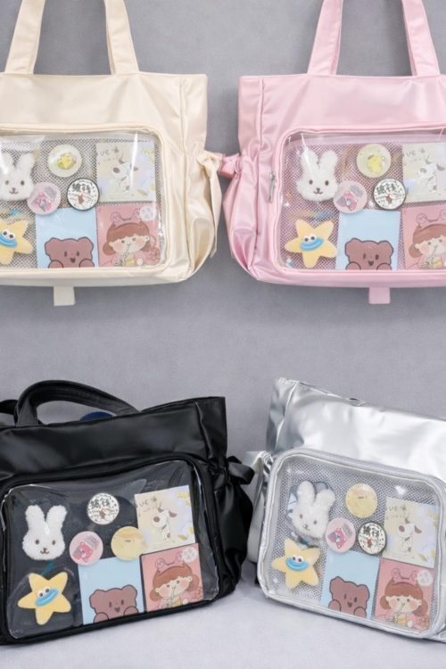 Pink Ita Crossbody Bag for Pin Display