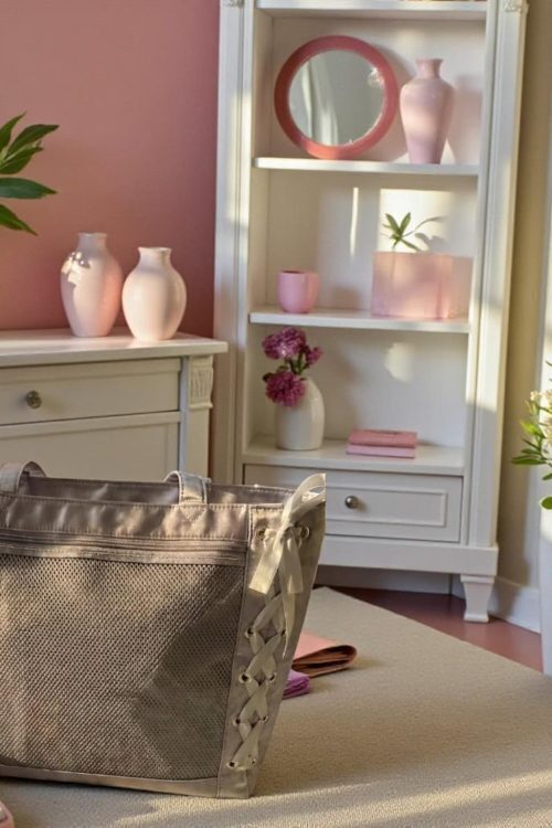 Pink Kawaii Convertible Ita Bag for Pin Display