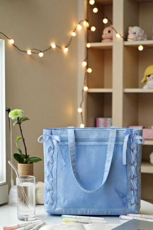 Pink Kawaii Convertible Ita Bag for Pin Display