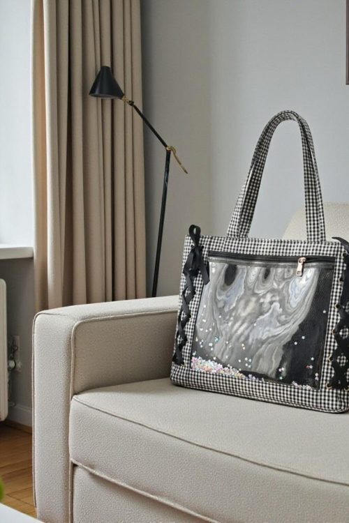 Pink Kawaii Convertible Ita Bag for Pin Display