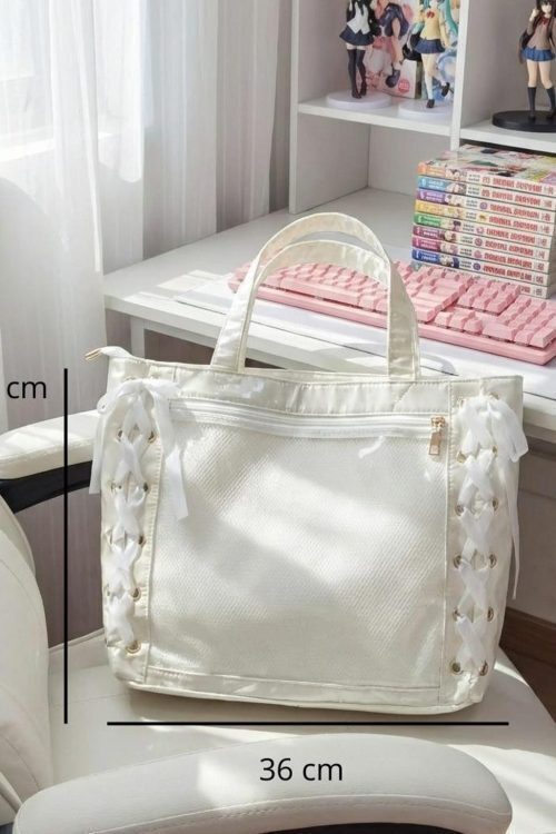 Pink Kawaii Convertible Ita Bag for Pin Display