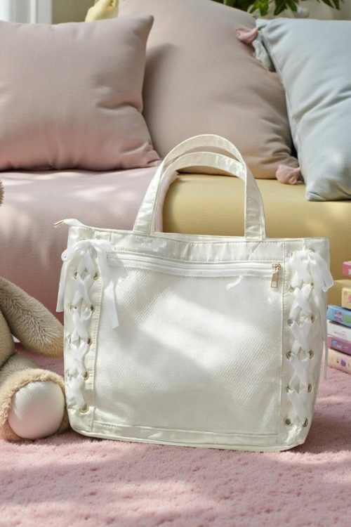 Pink Kawaii Convertible Ita Bag for Pin Display