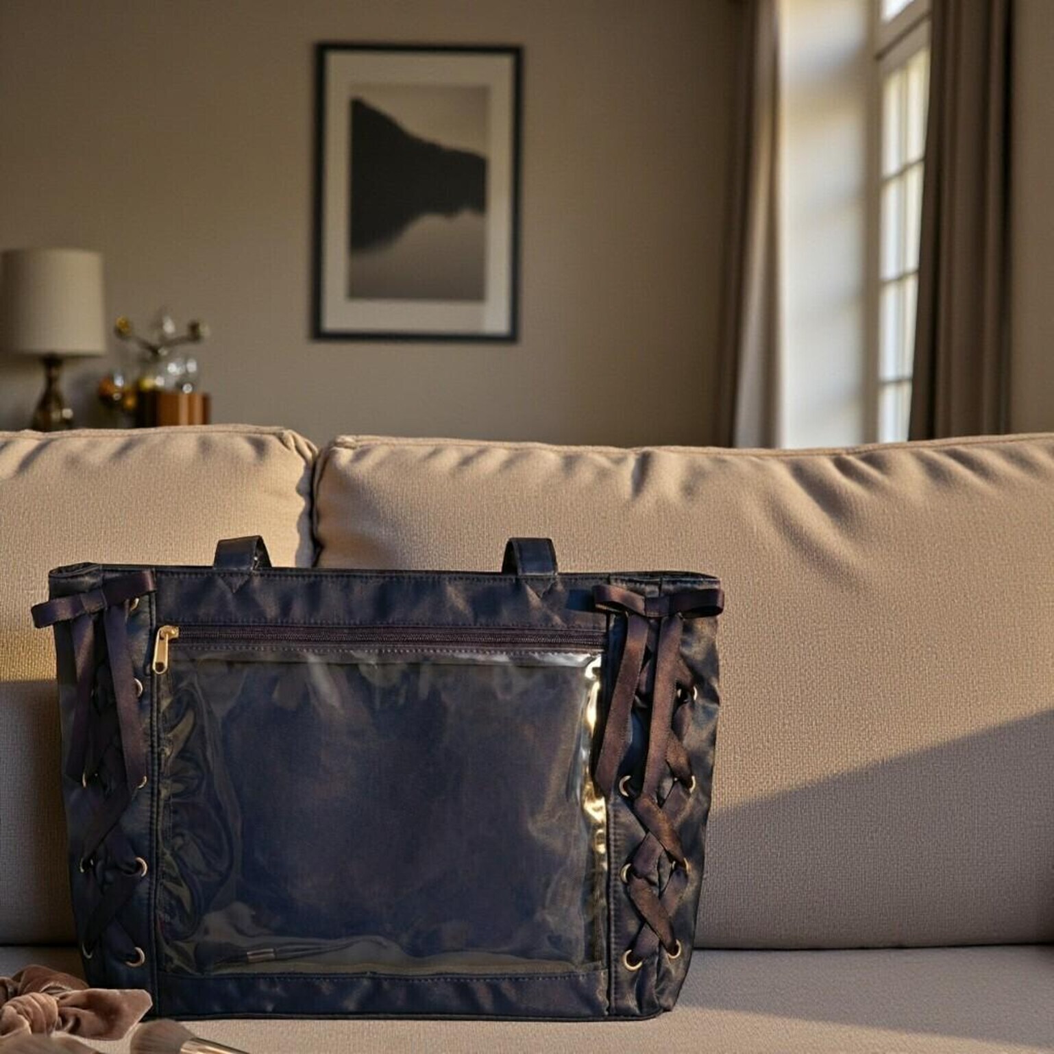 Pink Kawaii Convertible Ita Bag for Pin Display Pink Kawaii Convertible Ita Bag for Pin Display