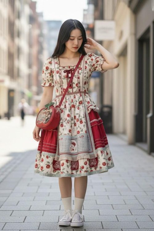 Pink Kawaii Convertible Ita Bag with Clear Window for Pin Display