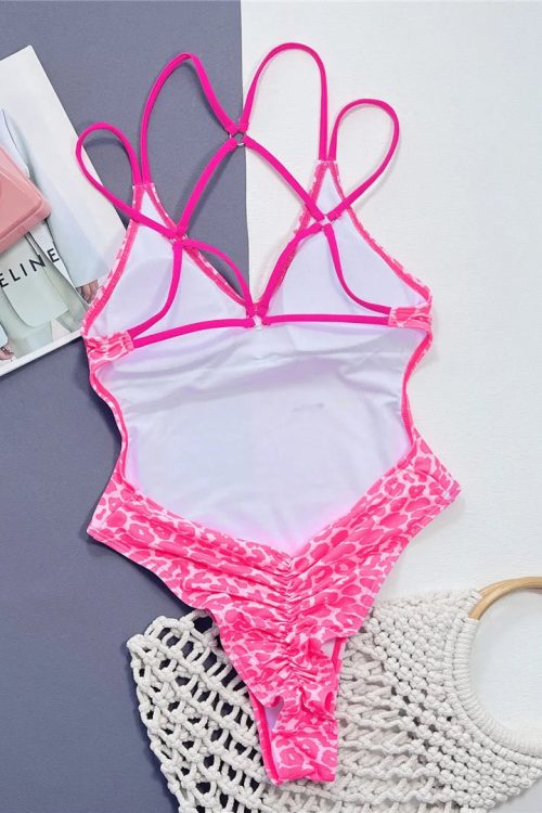 Pink Leopard Bikini Set