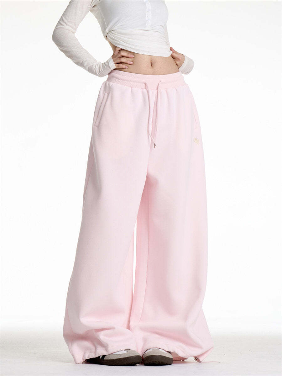 Pink Wide Sweatpants Pink Wide Sweatpants