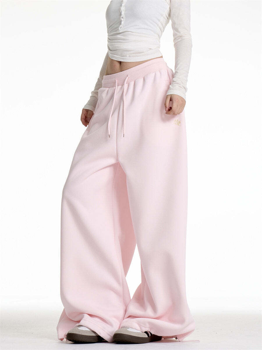 Pink Wide Sweatpants Pink Wide Sweatpants
