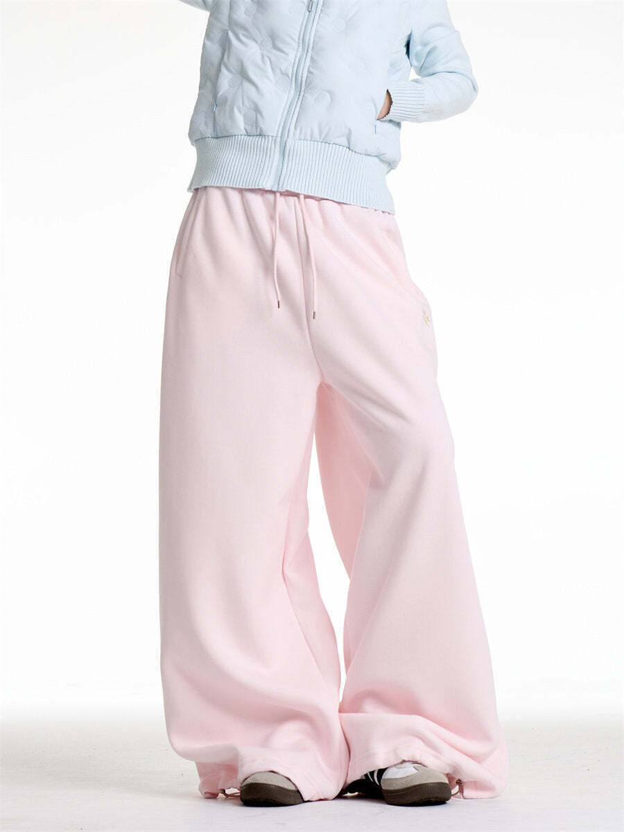 Pink Wide Sweatpants Pink Wide Sweatpants