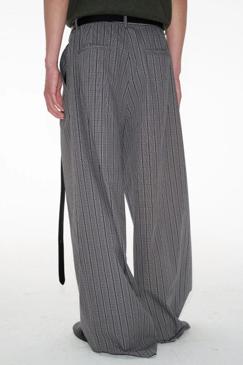 Pinstripe Wide Leg Pants
