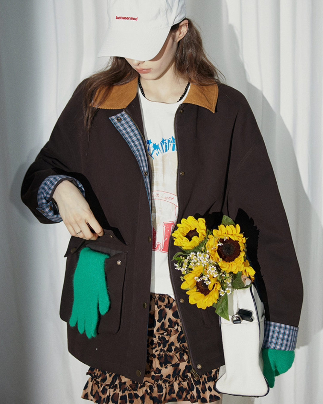 Plaid Design Loose Silhouette Jacket Plaid Design Loose Silhouette Jacket