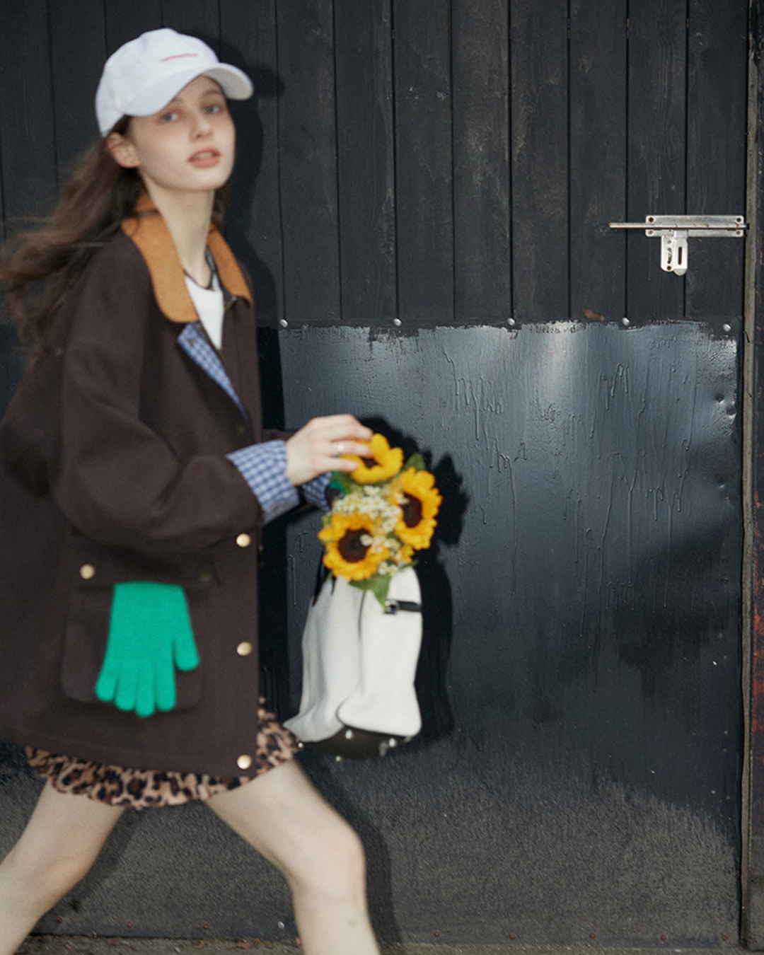 Plaid Design Loose Silhouette Jacket Plaid Design Loose Silhouette Jacket