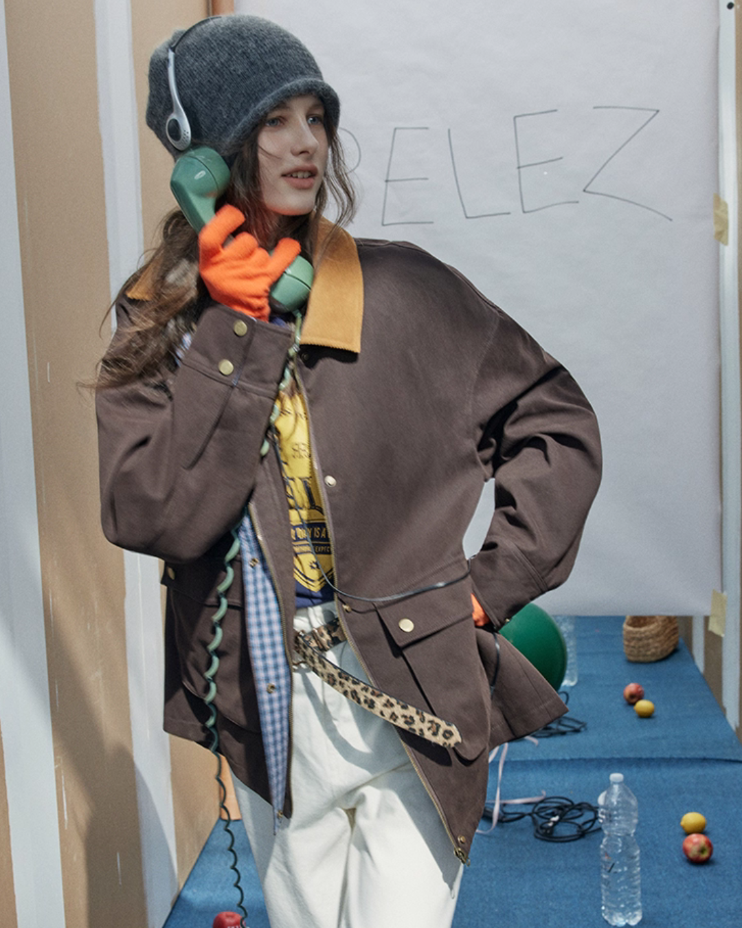 Plaid Design Loose Silhouette Jacket Plaid Design Loose Silhouette Jacket