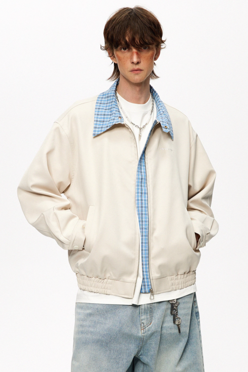 Plaid Loose Casual Jacket