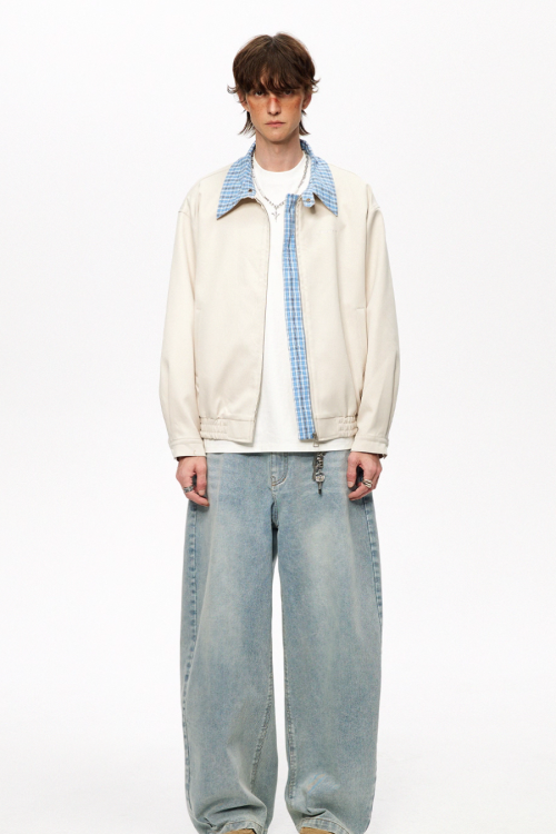 Plaid Loose Casual Jacket