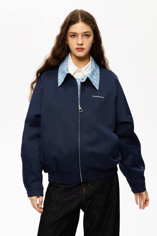 Plaid Loose Casual Jacket