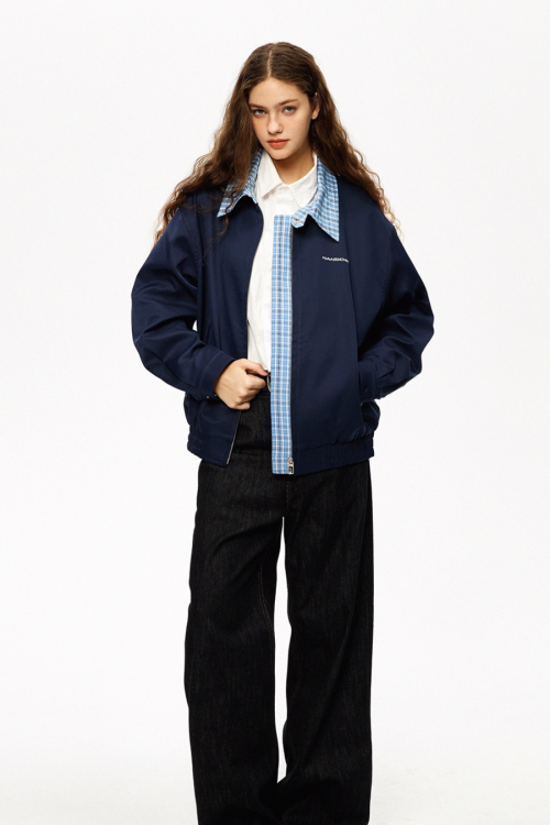 Plaid Loose Casual Jacket