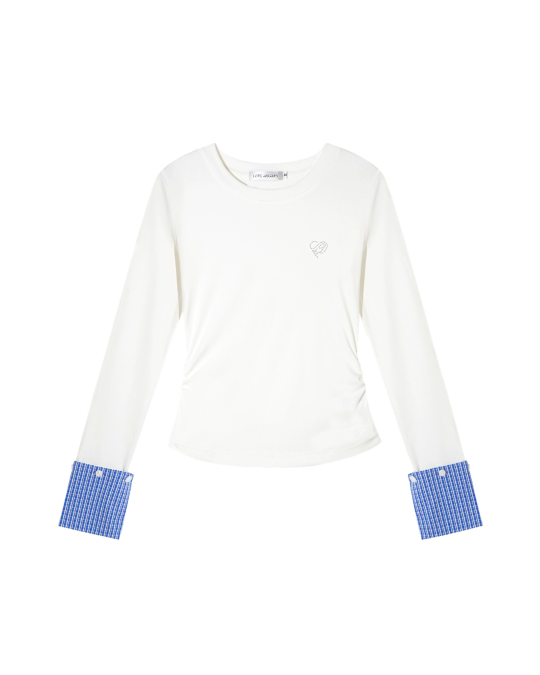 Plaid Patched Hood Jacket / Long Sleeve Top / Denim Pants Plaid Patched Hood Jacket / Long Sleeve Top / Denim Pants