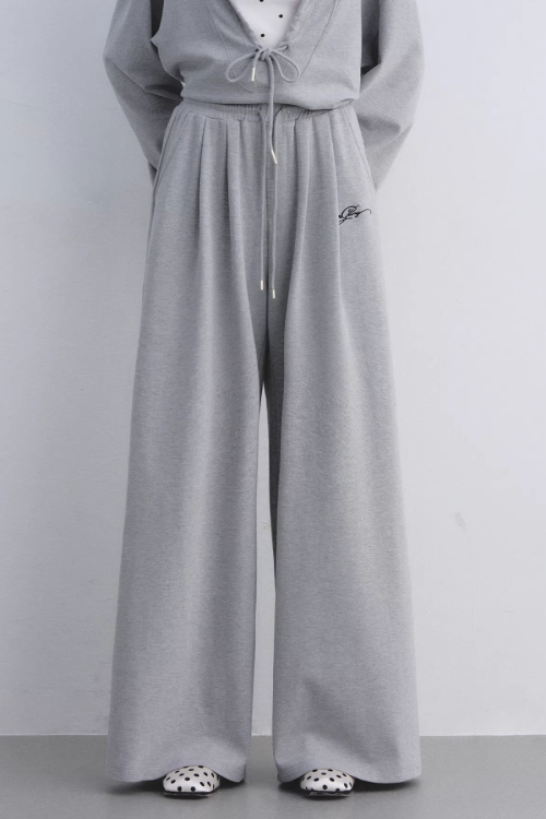 Polka Dot Vest V-Neck Hoodie / Loose Casual Sweatpants