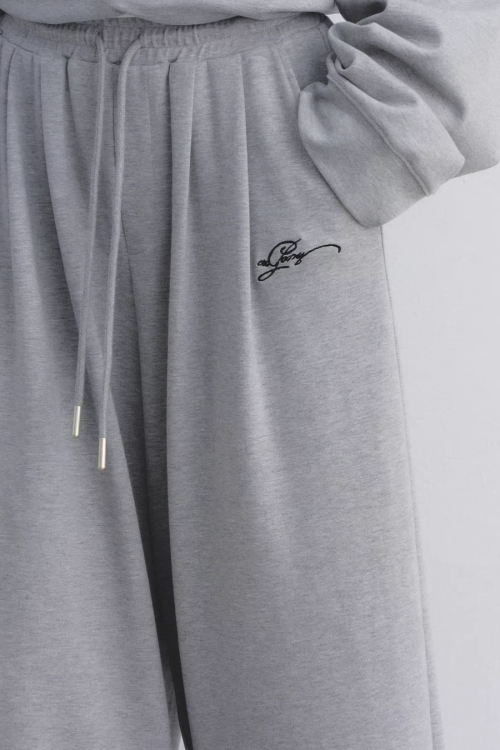 Polka Dot Vest V-Neck Hoodie / Loose Casual Sweatpants