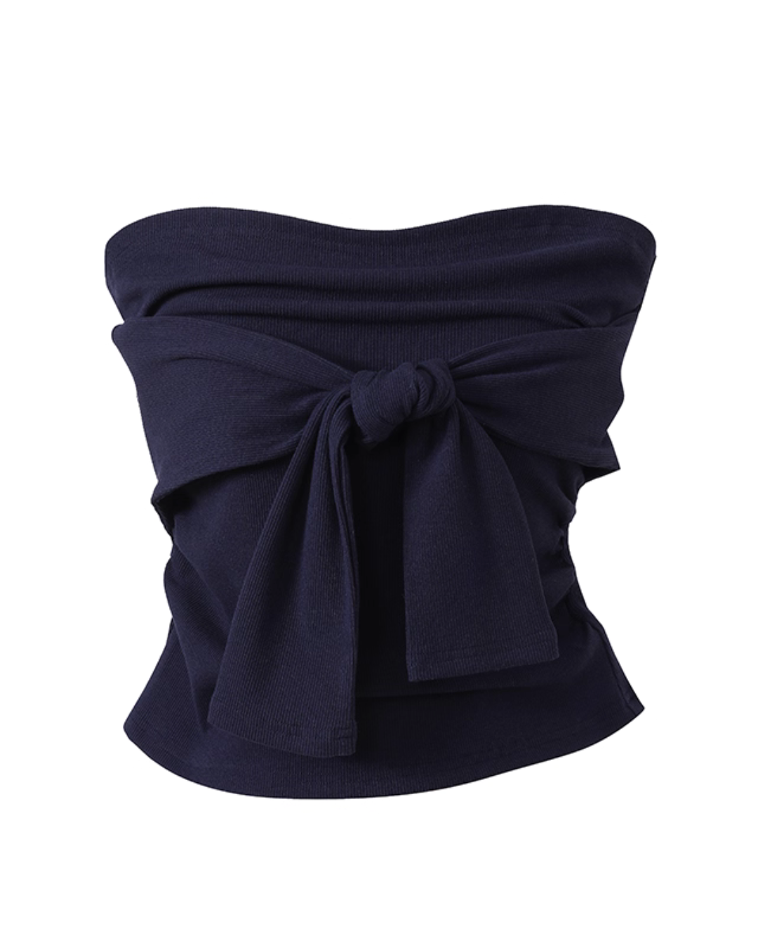 Polo Collar Base Tops / Bow Tube Top / Mini Skirt Polo Collar Base Tops / Bow Tube Top / Mini Skirt